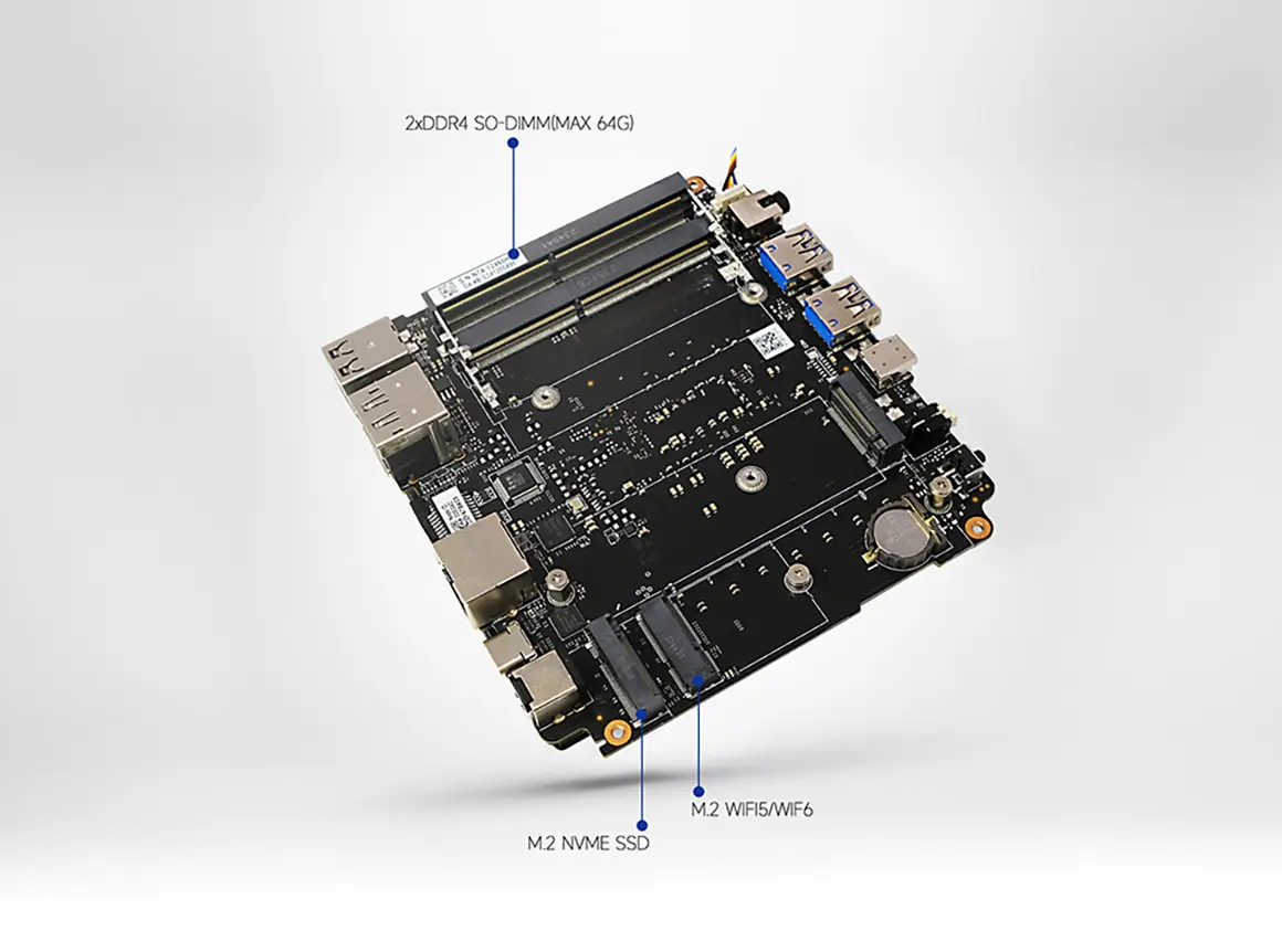 Міні ПК brenuc n7a, Intel Core i5-12450H (8x 2.1 - 4.4 GHz) — Kompik